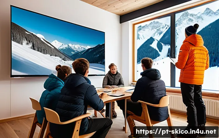 스키 강사의 실전 티칭 사례 관련 이미지 2