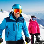 스키 강사의 연수 및 재교육 과정 - A professional ski instructor in a modern Portuguese ski resort teaching a diverse group of adult an...