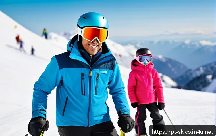 스키 강사의 연수 및 재교육 과정 - A professional ski instructor in a modern Portuguese ski resort teaching a diverse group of adult an...
